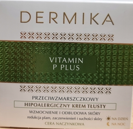Picture of Dermika Vitamin P Plus hipoalergiczny krem tusty na dzie i na noc 50ml