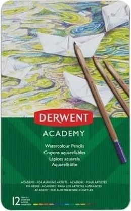Attēls no Derwent Kredki akwarelowe Derwent  pud metal 12
