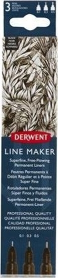 Picture of Derwent D:Line Maker black 3pcs