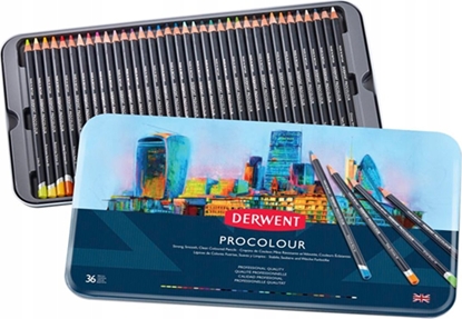 Attēls no Derwent Procolour pencil - 36stk tin