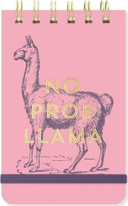 Attēls no Designworks Ink Notatnik A6/40K linia No Prob Llama