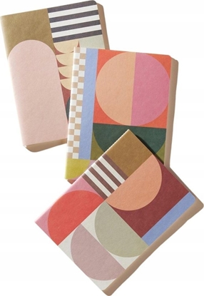 Attēls no Designworks Ink Zestaw 3 notatników Mod Geo