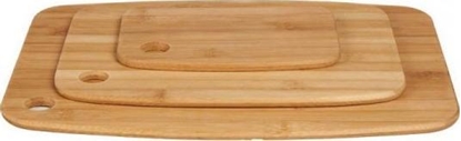Attēls no Deska do krojenia Bigbuy Home bambusowa 36.5x27cm 3szt.