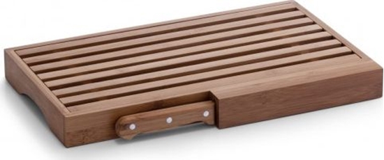 Изображение Deska do krojenia Zeller z noem drewniana