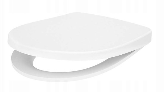 Picture of Deska sedesowa Cersanit CERSANIA SLIM WRAP duroplastowa, antybakteryjna, wolnoopadajca z funkcj atwego wypinania jednym przyciskiem (K98-0241)