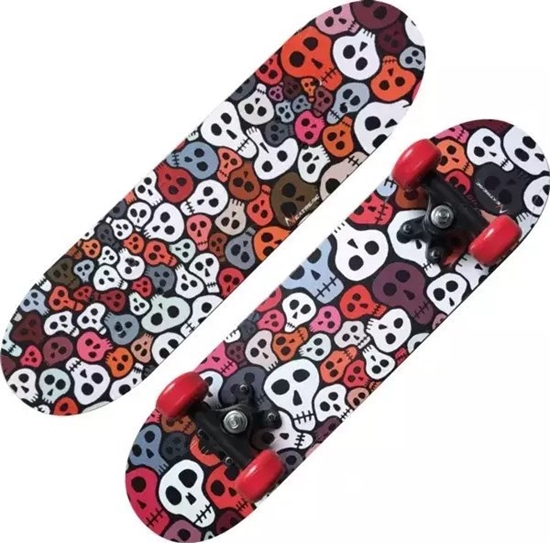 Picture of Deskorolka Adventure Skateboard NEXTREME TRIBE SKULLS GRG-011 60cm