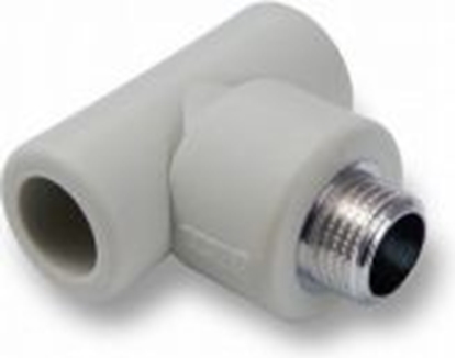 Изображение Detal-met Trójnik PP z gwintem zewntrznym 32mm x 1"