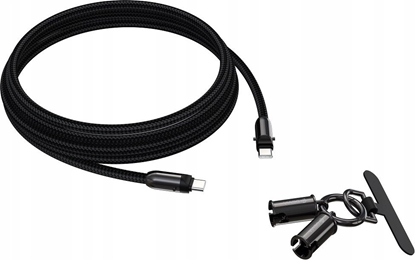 Attēls no Kabel USB Devia USB-C - USB-C 1.2 m Czarny (6938595386145)