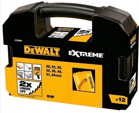 Изображение Dewalt DEWALT OTWORNICA ZESTAW 12cz. BIMETAL UNIWERSALNE