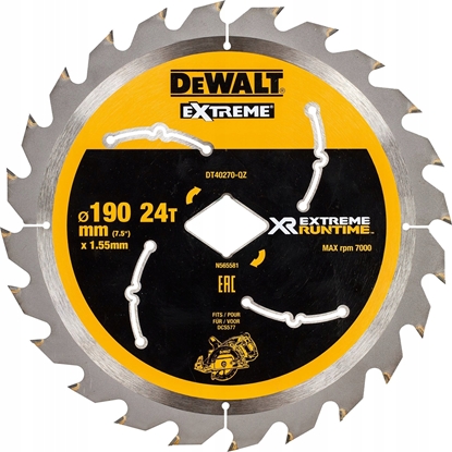 Изображение Dewalt DEWALT PIA TARCZ.190x24z OTW. ROMB DO DCS577