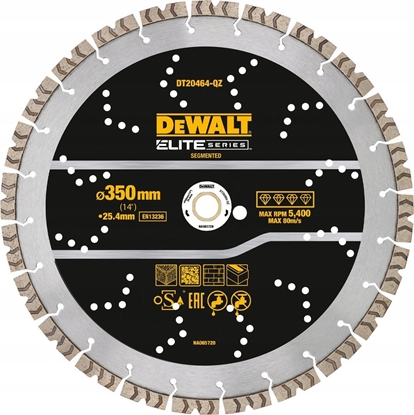 Изображение Dewalt DEWALT TARCZA DIAM.SEG. 350mm ELITE ZAST. OGÓLNE
