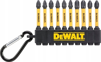 Изображение Dewalt DEWALT ZESTAW KOCÓWEK FLEXTORQ 10cz. PH/PZ 57mm BRELOK