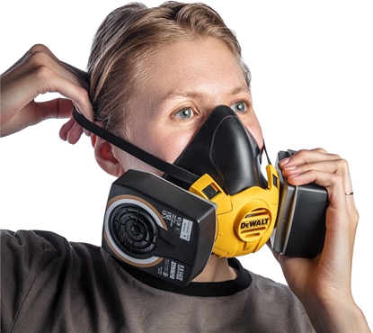 Изображение Dewalt pómaska ochronna z filtrami klasy a2p3, rozmiar l DXIR1HMLA2P3