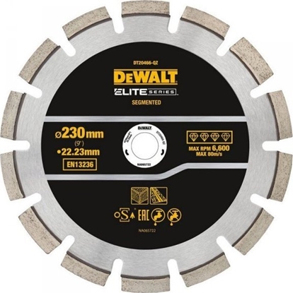 Изображение Dimanta griešanas disks DeWalt DT20466-QZ; 230x22,23 mm