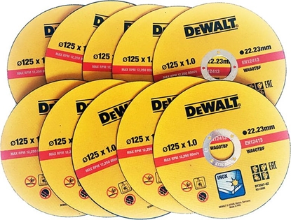 Picture of Dewalt tarcza do cicia stali inox 125x1mm (DT42340-QZ)