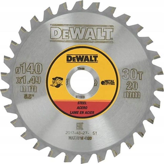 Picture of Dewalt tarcza pilarska 140x20mm 30 zbów (DT1923-QZ)