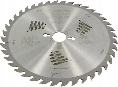 Picture of Dewalt Tarcza pilarska 250x30x3.0mm 40z WZ 10° EX.uniw.SZ