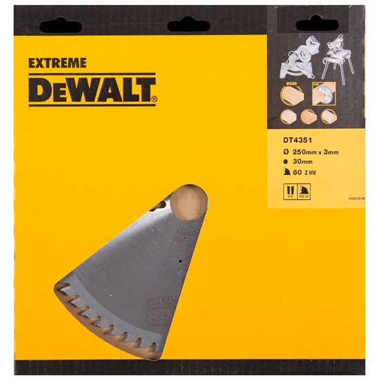 Picture of Dewalt Tarcza pilarska do pilarek stacjonarnych 250x30mm 60 zbów - DT4351