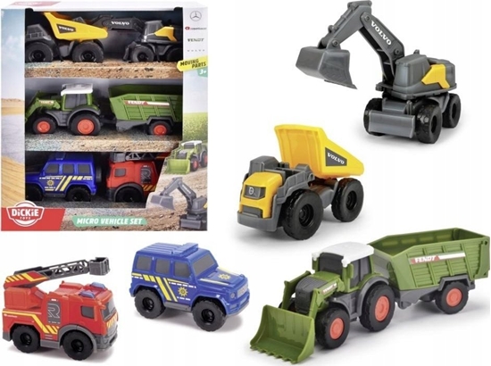 Picture of Dickie City zestaw 6 pojazdów 374-2016