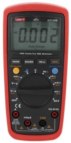 Picture of Digital multimeter;LCD (4000),with a backlit;True RMS
