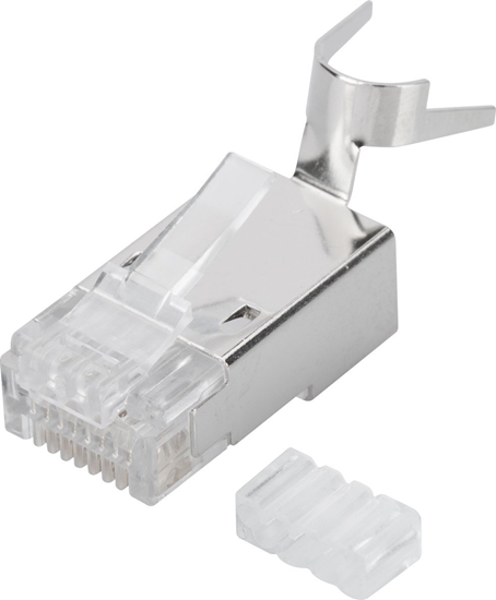 Picture of Digitus Modular Plug for Round Cable, CAT 6A, shielded, Pass through connector