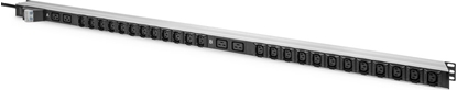 Изображение Digitus Basic IT PDU, 1-phase 32A, 24 x C13, 4 x C19, 3 m supply cable, IEC 60309 32 A plug