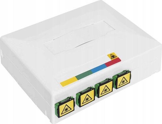 Изображение Digitus FTTH enclosure with 4 x SC SX couplers