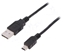 Изображение DIGITUS USB 2.0 kabelis – USB A uz Mini USB B, Garums 3 m