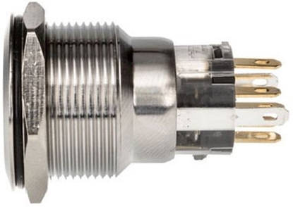 Изображение DimasTech DimasTech Vandalismustaster 22mm, Silverline Dot - RGB