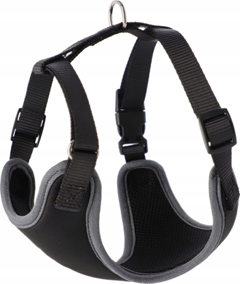 Attēls no Dingo DINGO Szelki roz. M ; a:36-51cm,b:39-51cm czarne