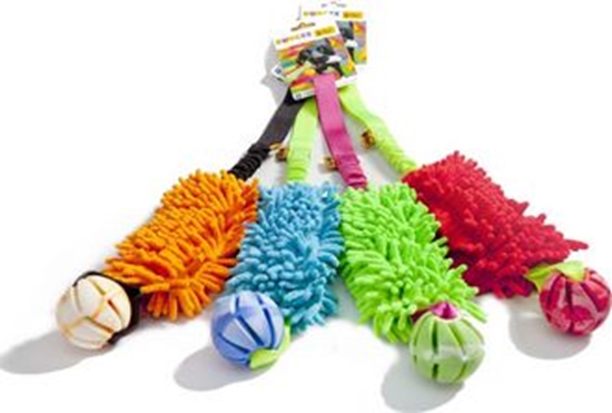 Изображение Dingo gryzak "mop" z pik rczka bungee niebieski - 15587