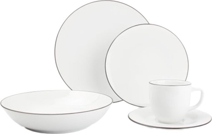 Picture of Dinner set Salt&Pepper Pure White, 20 pcs.