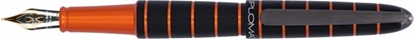 Изображение Diplomat Pióro wieczne DIPLOMAT Elox Ring, M, 14ct, czarne/pomaraczowe