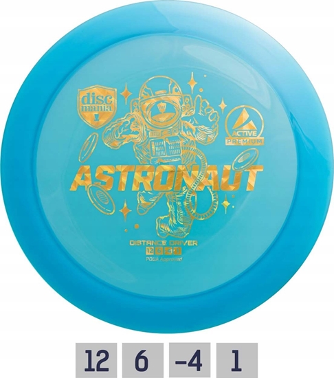Picture of Discmania Blue Diskgolfo diskas Distance Driver ASTRONAUT Active Premium Mlyna