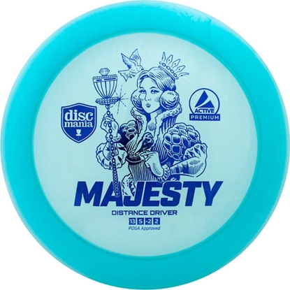 Изображение Discmania Blue Diskgolfo diskas Distance Driver MAJESTY Active Premium Niebieska