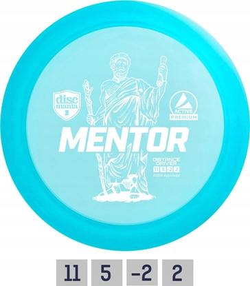 Picture of Discmania Discgolf DISCMANIA Distance Driver MENTOR Active Premium Blue 11/5/-2/2