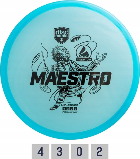 Picture of Discmania Discgolf DISCMANIA Midrange Driver MAESTRO Active Premium Blue 4/3/0/2