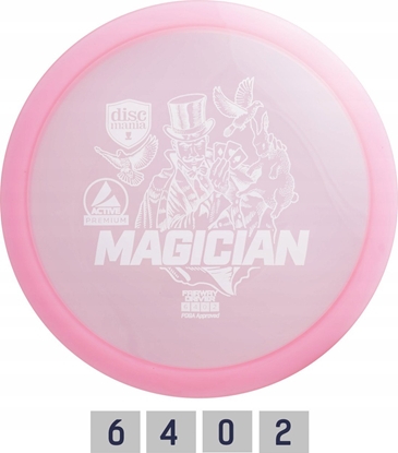 Picture of Discmania Pink Diskgolfo diskas Fairway Driver MAGICIAN Active Premium Roin