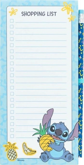 Picture of Disney Stitch Tropical - Magnetyczny notatnik / lista zakupów na lodówk + oówek (10 x 21 cm)