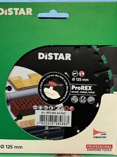 Picture of DISTAR DIAMOND BLADE PRO REX 125 x 2.5 x 22.2mm