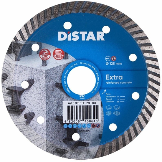 Picture of DISTAR TARCZA DIAMENTOWA EXTRA 125 x 2,2 x 22,23mm TURBO