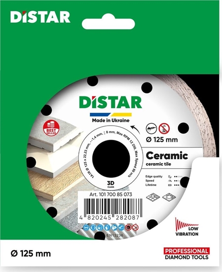 Изображение Distar Tarcza diamentowa tnca Distar 1A1R 125 Ceramic