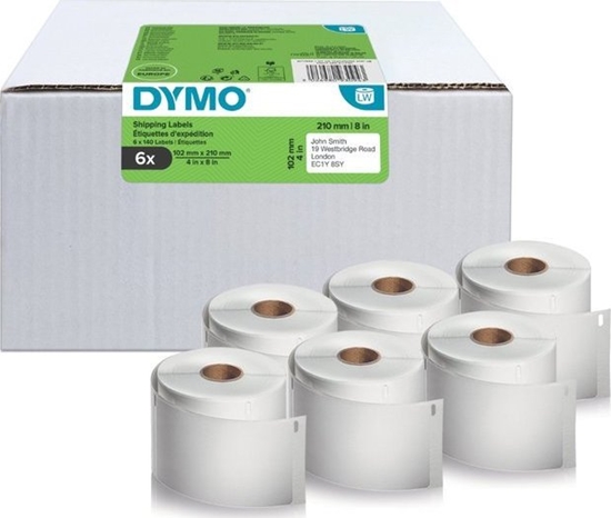 Picture of Dymo DYMO LW-Versandetiketten Vorteilspack 102x210mm 6Rl 140St/Rl
