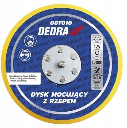 Picture of Dysk mocujcy z rzepem 125mm do polerek mimorodowych