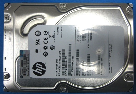 Picture of Dysk serwerowy HP 500GB 3.5'' SATA III (6 Gb/s)  (659571-001)