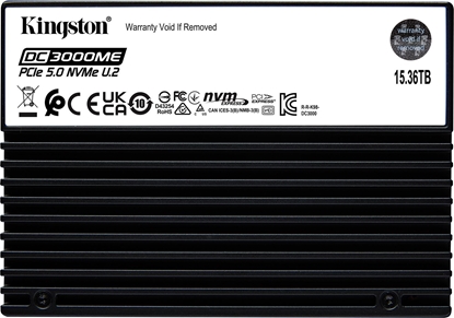 Picture of Dysk serwerowy Kingston DC3000ME 15.36TB U.2 PCI-E x4 Gen 5.0 NVMe  (SEDC3000ME/15T3)