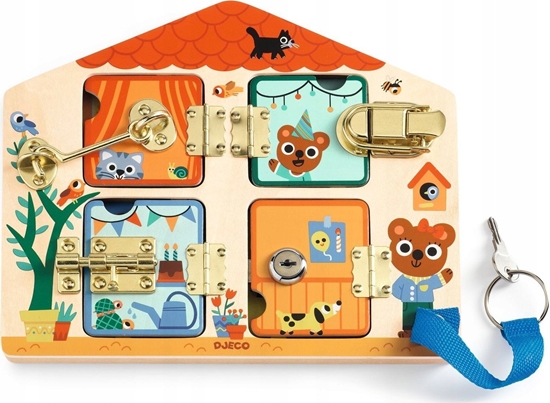 Picture of Djeco Djeco Edukacinis medinis aidimas - Namas su spynomis
