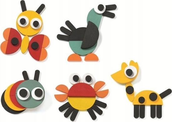 Picture of Djeco Djeco Paveikslli konstruktorius - Ze Geoanimo