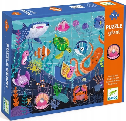 Attēls no Djeco Milinika puzzle - Morze (24 + 8 vnt.)