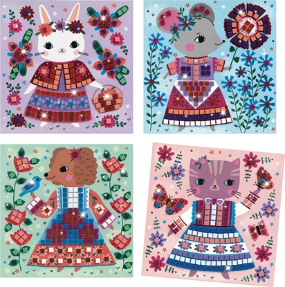 Picture of Djeco Mozaika Wyklejanka z brokatem Pikne Zwierztka Djeco